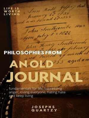 cover image of Philosophies From an Old Journal